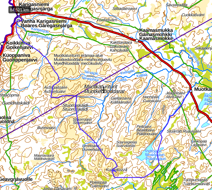 Muotkatunturi route 2026